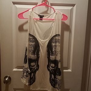 Skull style tank top